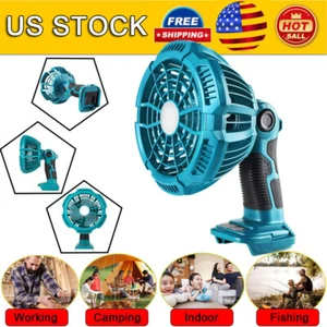 Handheld Camping Fan for Makita 18V Li-ion Battery Outdoor Jobsite Fan w/ Remote - Picture 1 of 8