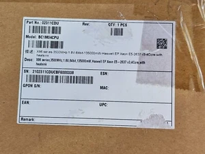 02311CDU X86 series,3500MHz,1.8V,64bit,Haswell EP Xeon E5-2637 v3,4Core, - Picture 1 of 2