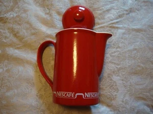 NESCAFE KAFFEEKANNE UND 6 BECHER - VINTAGE - TOP ZUSTAND - GEBRAUCHT - Bild 1 von 4