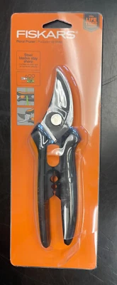 Новый запечатанный Fiskars цветочный обрезчик w/стержень стриппер (модель 9926) - Изображение 1 из 2