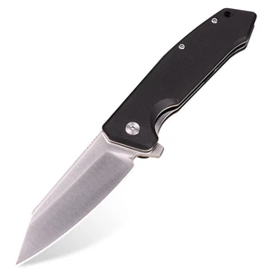 Tactical Folding Pocket Knife 3.5" D2 Drop Blade G10 Handle W/Clip Men Woman EDC - Picture 1 of 8