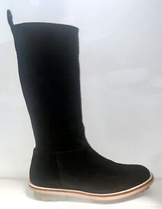 ROBERT CLERGERIE Paris Suede Sock Boots-Size 6.5 -Black-