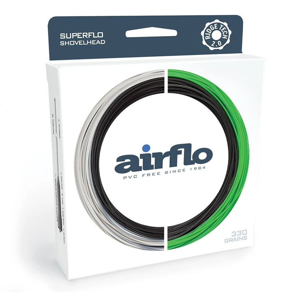 CABEZAL DE PALA AIRFLO SUPERFLO RIDGE 2.0 WF-8/9 WT. 330 gr. SUNKING FLY LINE Foto 1 de 4