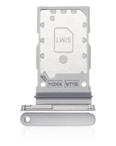 Bandeja doble para tarjetas SIM compatible para Samsung Galaxy S22 / S22 Plus (blanco) - Imagen 1 de 3