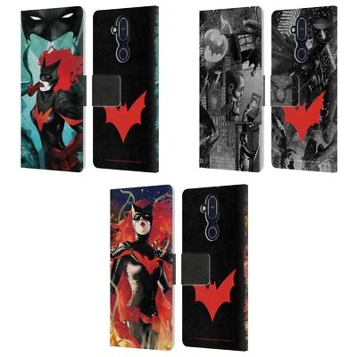 OFFICIAL BATMAN DC COMICS BATWOMAN LEATHER BOOK WALLET CASE FOR NOKIA PHONES - Image 1 of 4