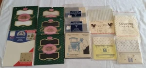 Aida Cross Stitch Fabric LOT of 12 ~ Yorktown, Country, Scotch Plaid, DMC, + - Picture 1 of 5