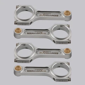 I-Beam Connecting Rod Rods for Subaru Impreza WRX STI EJ20 EJ22 EJ25 ARP 5.137" - Foto 1 di 12