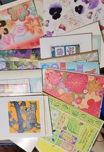 Lot of 63 All Occasion Greeting Cards,  Printed And Blank. New Vintage. No Env.q - Picture 1 of 5