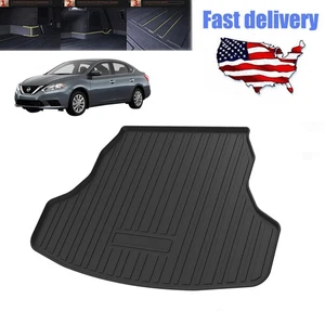 Trunk Tray Liner Floor Mat Waterproof for 2014-2019 Nissan Sentra All-weather - Picture 1 of 19