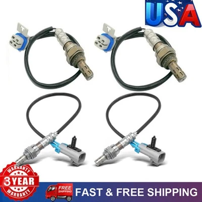 4PCS Oxygen Sensor Upstream+Down For Chevy Silverado 1500 & GMC Yukon 2008-2013 - Imagem 1 de 4
