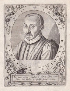 Pierre De Belloy French Lawyer Montauban Juriste Toulouse Portrait Boissard 1620 - Picture 1 of 1