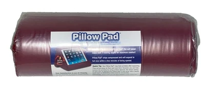 NEW Burgundy Pillow Pad Multi-Angle Soft Tablet Stand W 3 Viewing Angles Deluxe - Image 1 of 2