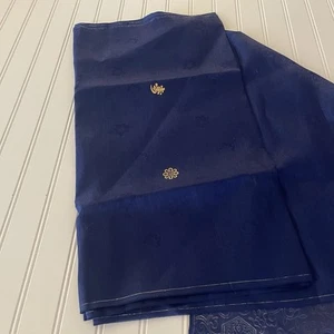 SILK BLUE , FABRIC 8 Yards x 22 Inches Wide or 288 Inches x 22 Wide - Picture 1 of 17