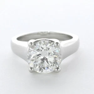 5 CT NATURAL DIAMOND G/SI1 ROUND CUT 14K WHITE GOLD PRONG CLASSIC SOLITAIRE RING - Picture 1 of 24