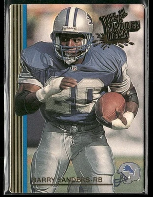Barry Sanders 1993 Action Packed All Madden Team #5 - Image 1 of 2