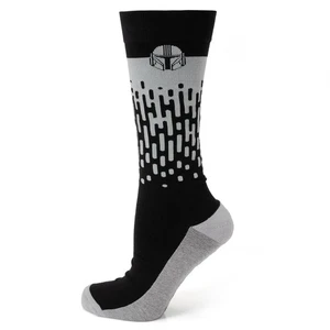 Mandalorian Hidden Message Gray Men's Socks - Picture 1 of 1