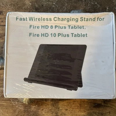 Wireless Fast Charging Dock for Amazon Fire HD 8 Plus Fire HD 10 Plus New Sealed - Image 1 of 4