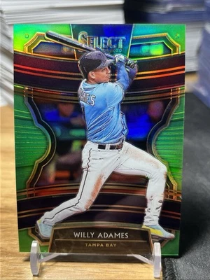 2020 Panini Select Willy Adames Lime Green Prizm /99 #83 - 17/99 SP  - Image 1 of 2