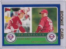 CHASE UTLEY ROOKIE CARD Topps Prospects Philadelphia Phillies BASEBALL RC