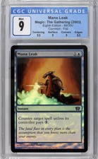 MANA LEAK Eighth 8th Edition Foil CGC 9.0 Graded MTG [Card Kingdom]
