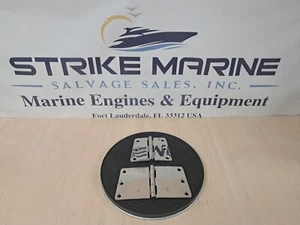 Heavy Duty Marine Grade, 4" Off-Set Polished Stainless Steel Hinge , 11 Gauge PR - Picture 1 of 9