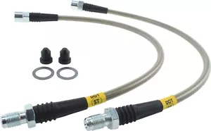 StopTech Stainless Steel Braided Front Brake Lines Fits Mercedes E320/E350/E500 - Picture 1 of 6