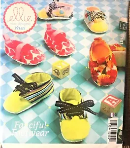 Ellie Mae Designs Schnittmuster K141 141 Baby Booties Schuhe Schuhe NEU UNGESCHNITTEN! - Bild 1 von 2