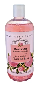Gel de baño y ducha Crabtree & Evelyn, agua de rosas - 16,9 oz, NUEVO - Imagen 1 de 2