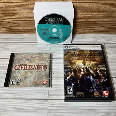 Sid Meier's Civilization III & VI PC Turn-based Computer Strategy Game XP - Image 1 of 4