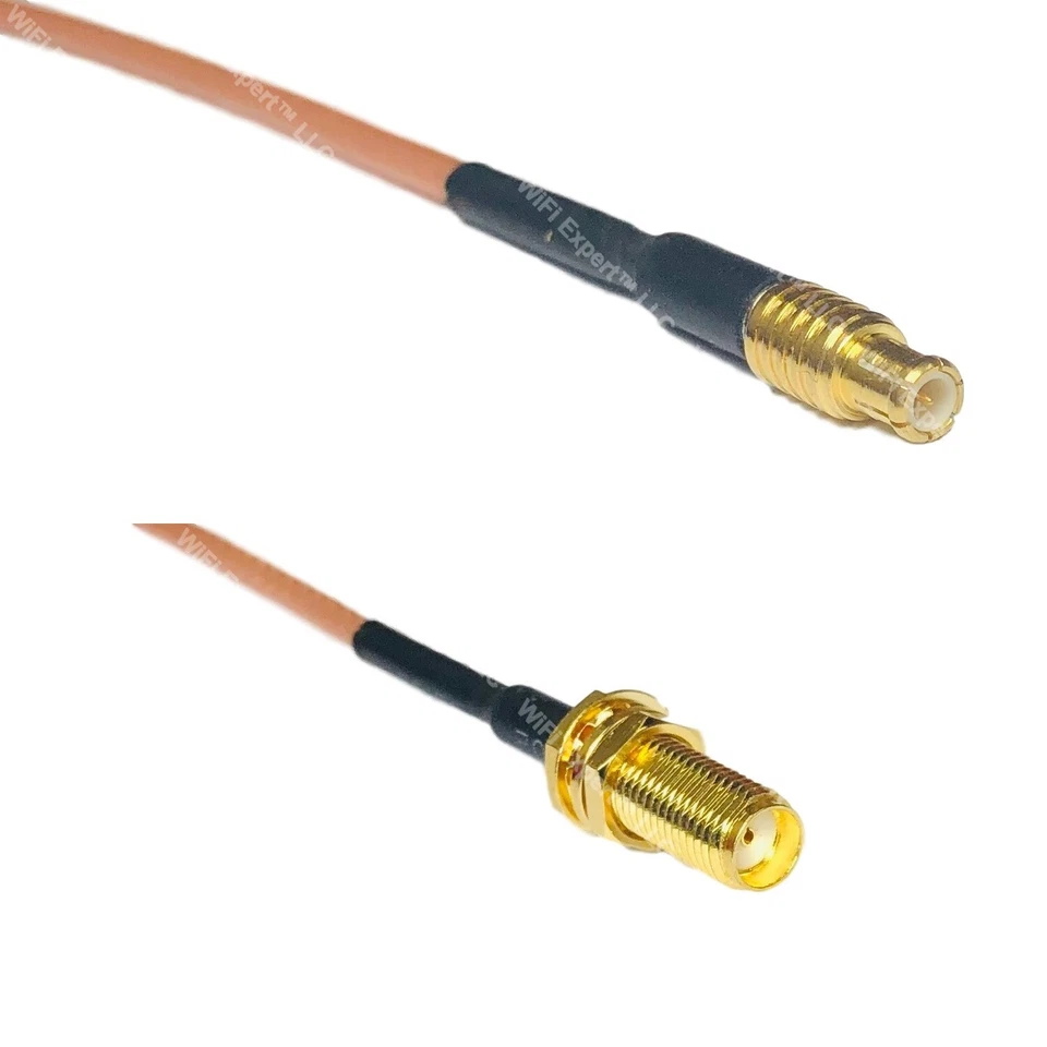 RG316 MCX MALE to SMA Female Long RF Cable Rapid-SHIP LOT - Image 1 of 1
