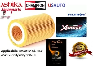 Filtro Aria Smart 450 CC 600/700  ForTwo Cabrio Coupè City Coupe 800 Diesel CDI - Foto 1 di 2