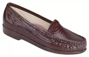 Scarpe donna SAS Simplify Brown Croc molte taglie e larghezze nuove con scatola - Foto 1 di 4
