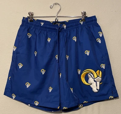 Bañador Pro Standard Los Angeles Rams All Over Logo para hombre talla M Foto 1 de 4