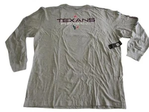 Nueva Camisa Houston Texans Para Hombres Tallas 2XL-4XL-Alto Gris NFL - Imagen 1 de 7
