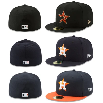 New Houston Astros Authentic Collection Men's 59FIFTY Fitted Cap - 5950 Hat