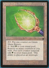 Green Mana Battery Legends NM Artifact Uncommon MAGIC CARD (ID# 249195) ABUGames