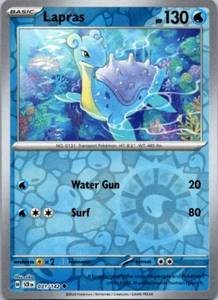 Pokémon TCG Lapras SV07: Stellar Crown 031/142 Reverse Holo Uncommon Near Mint - Picture 1 of 2