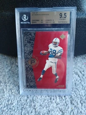 1996 SP Marvin Harrison #18 BGS 9.5 Gem Mint - Image 1 of 2