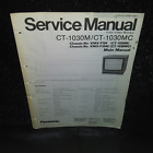 Panasonic CT-1030M 1030MC Color Video Monitor Service Repair Manual