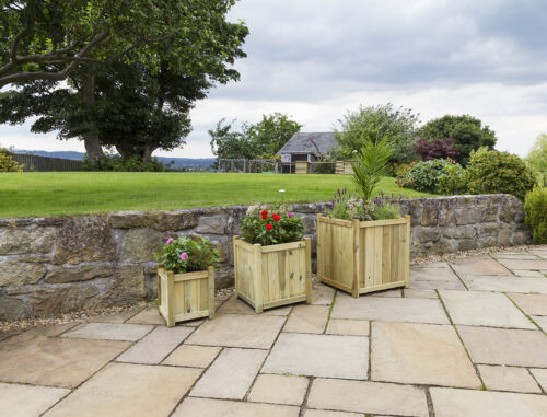 zest Holywell Planter Small Pressure treated FSC  Garden And Patio 00613