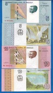 Angola P-151A & P-151B Year 2012 Uncirculated Banknotes Set # 1 Free Shipping - Picture 1 of 1