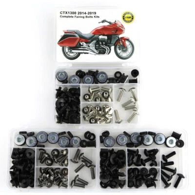 Kit completo de tornillos de carrocería para carenado de motocicleta aptos para Honda CTX1300 2014-2019 Foto 1 de 4