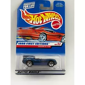 Jaguar D-Type Collector #638 Hot Wheels 1998 primeras ediciones 6/40 - Imagen 1 de 2