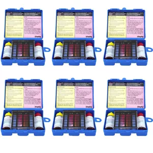 6 Pack Taylor K-1000 Basic OTO Chlorine,Bromine, & pH Pool Test Kit w/ Reagents - Picture 1 of 1