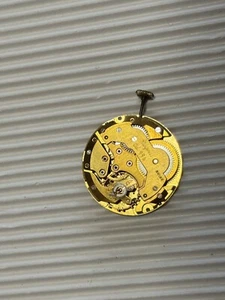 MECANISMO DE CUERDA MANUAL CHAPADO EN ORO, KAL DUGENA 996, FUNCIONA - Imagen 1 de 2