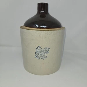Western Stoneware Co. Monmouth Il Gallon Brown Crock Jug 11" H x 7" D Antique - Picture 1 of 12