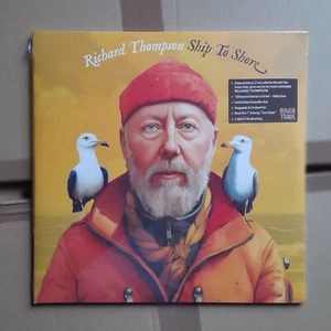 RICHARD THOMPSON - SHIP TO SHORE - BLUE VINYL & FLEXIDISC SIGNED LTD 300 COPIES - Picture 1 of 4