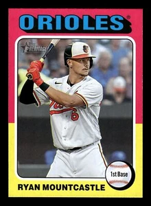 2024 Topps HERENCIA RYAN MOUNTCASTLE FIRMA FALTANTE ORIOLES DE VARIACIÓN #338 - Imagen 1 de 2