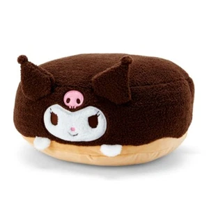 Sanrio Kuromi Cushion Donut Shape 38×38×18cm Character Goods Japan New - Picture 1 of 12