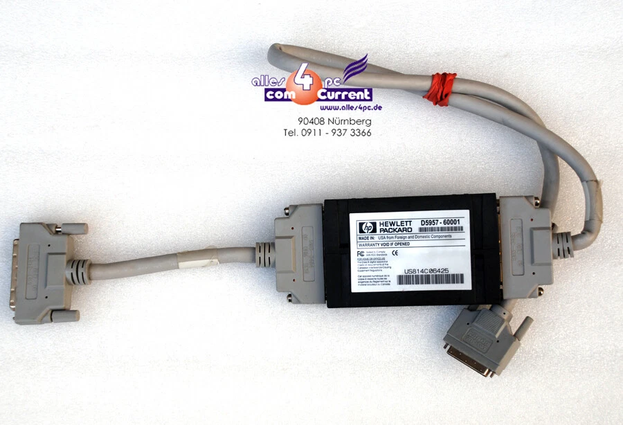 SEHR RARE VINTAGE HP CLUSTER SCSI 68-PIN ADAPTER FÜR NETSERVER KABELN D5957A - Bild 1 von 1